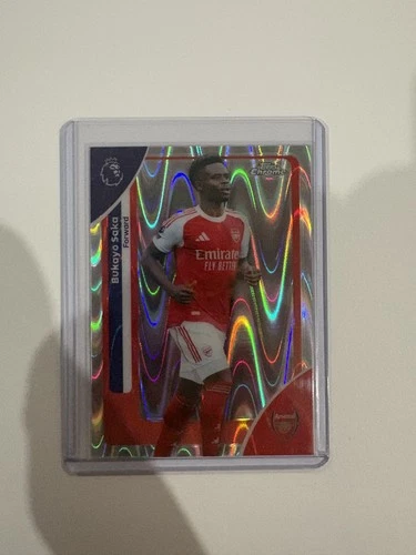 Bukayo Saka 2026 Topps Cromo Premier League RayWave Refractor #13