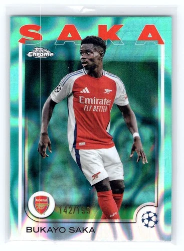 Bukayo Saka 2024 Topps Cromo UCC /199