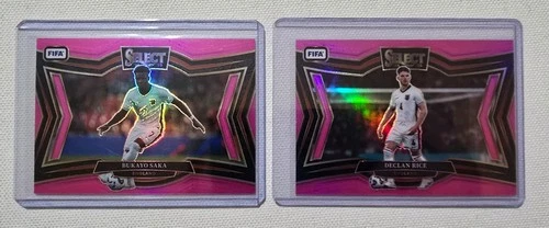 Bukayo Saka / Declan Rice 2024 Panini Select 35/59, 07/59