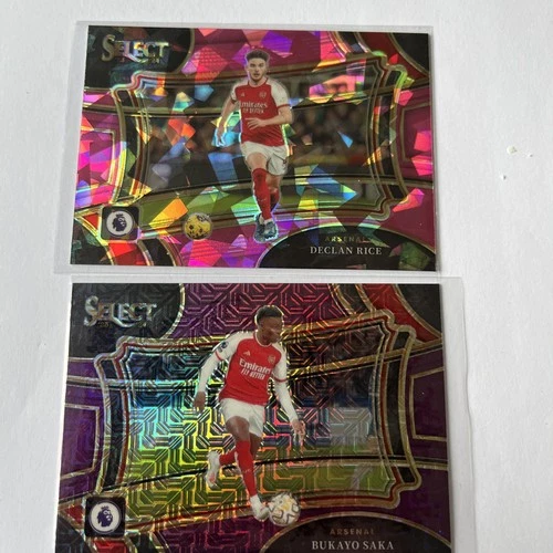 Bukayo Saka & Declan Rice 2023 Panini Select