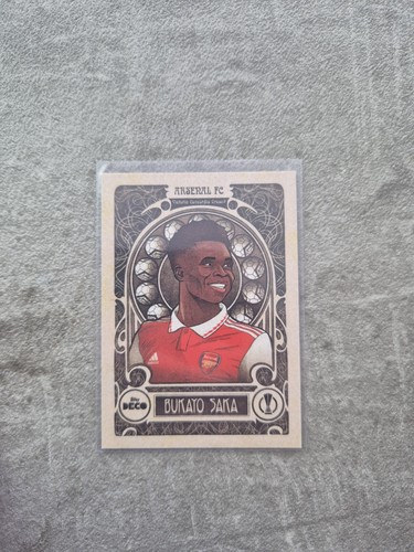 Bukayo Saka 2022 Topps Deco UCL