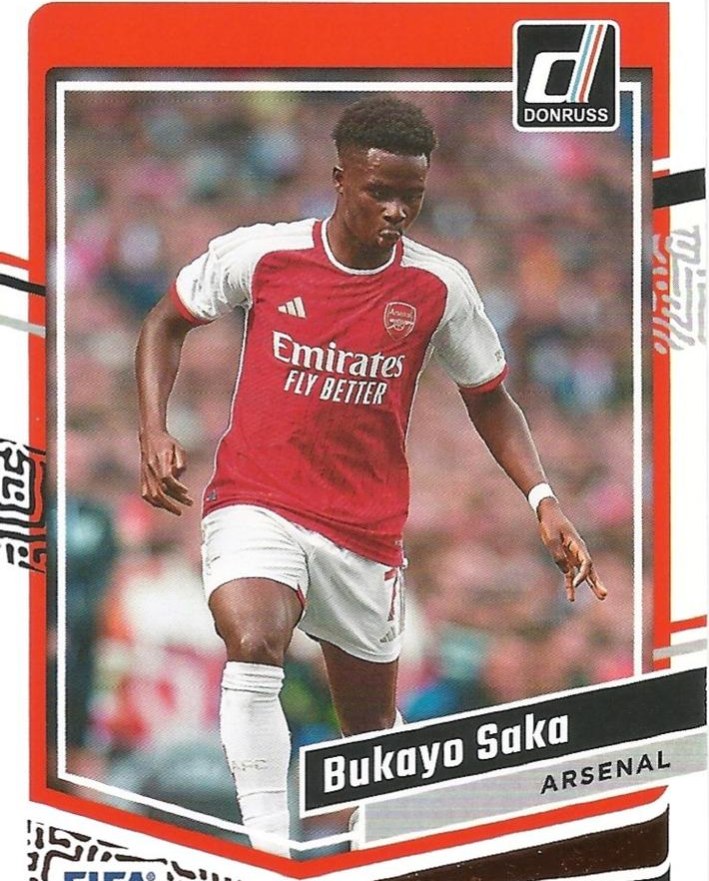 Bukayo Saka 2023 Panini Donruss