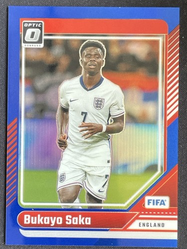 Bukayo Saka 2024 Panini Donruss FIFA Optic Blue Prizm /149