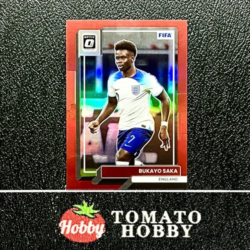 Bukayo Saka 2022 Panini Donruss FIFA Optic Red Refractor /165