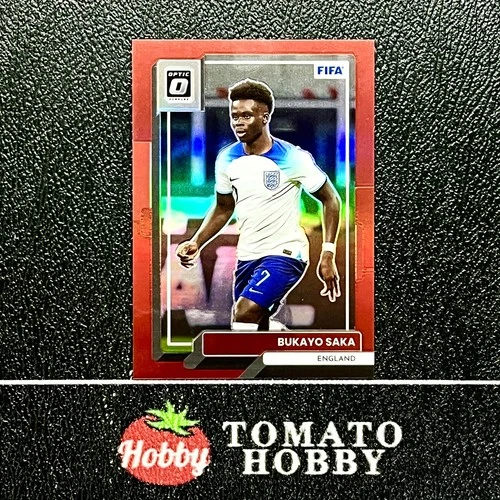 Bukayo Saka 2022 Panini Donruss FIFA Rojo Refractor /165