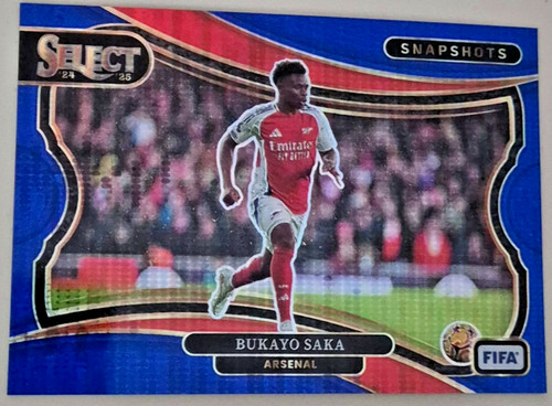 Bukayo Saka 2024 Panini FIFA Select Blue Pulsar
