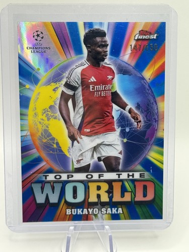 Bukayo Saka 2025 Topps Finest /150