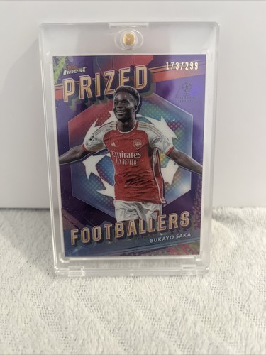 Bukayo Saka 2024 Topps Finest /299