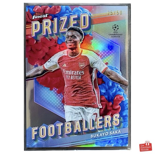 Bukayo Saka 2023 Topps Finest /50