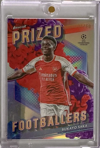 Bukayo Saka 2023 Topps Finest /60