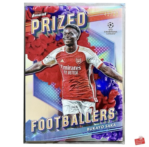 Bukayo Saka 2024 Topps Finest /60