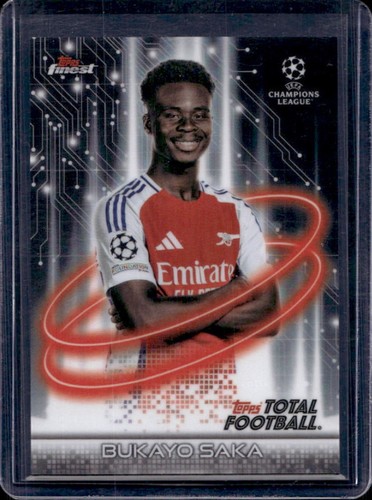 Bukayo Saka 2024 Panini Finest UEFA