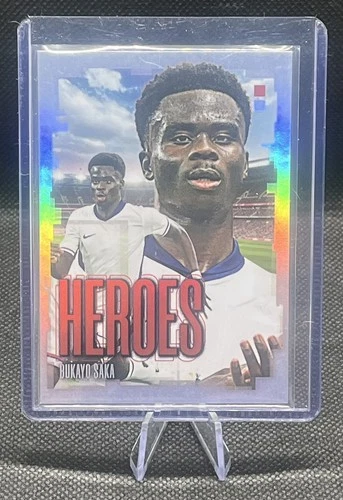 Bukayo Saka 2025 Panini Futera Fans Selection Refractor /20