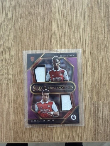 Bukayo Saka & Gabriel Martinelli 2022 Panini Prizm /49