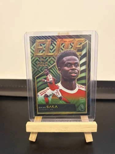 Bukayo Saka 2025 Topps Gold Premier League 2025/26 Gold /75