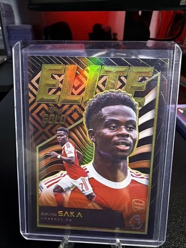 Bukayo Saka 2025 Topps Gold Premier League Gold /25