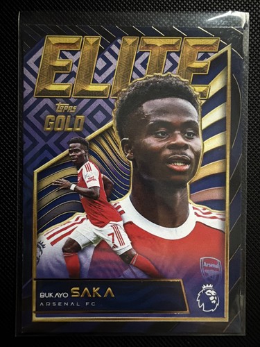Bukayo Saka 2025 Topps Gold Premier League Gold