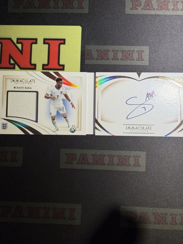 Bukayo Saka 2024 Panini Immaculate /99