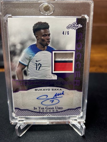 Bukayo Saka 2024 Leaf In The Game Used /6