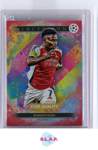 Bukayo Saka 2024 Topps Inception /10