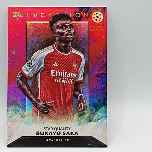 Bukayo Saka 2023 Topps Inception 38/75