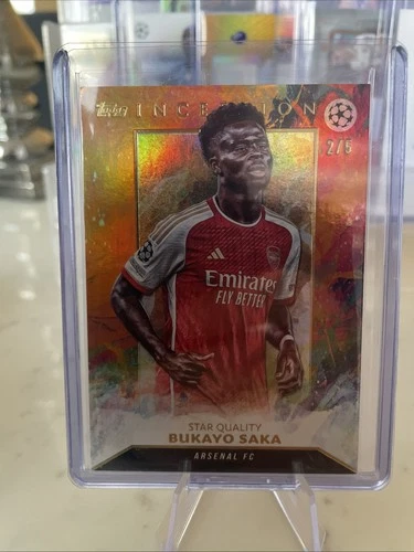 Bukayo Saka 2023 Topps Inception /5