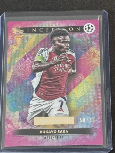 Bukayo Saka 2024 Topps Inception /75