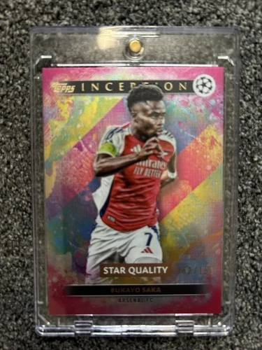 Bukayo Saka 2024 Topps Inception Pink /150
