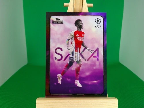 Bukayo Saka 2024 Topps Knockout Purple /25