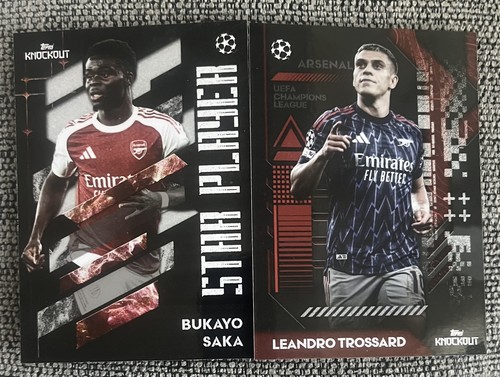 Bukayo Saka / Leandro Trossard 2025 Topps Knockout