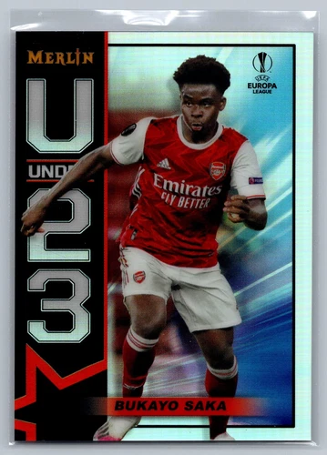 Bukayo Saka 2020 Panini Merlin Chrome