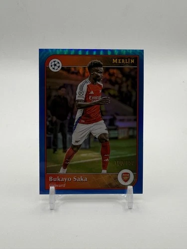 Bukayo Saka 2025 Topps Merlin Chrome /150