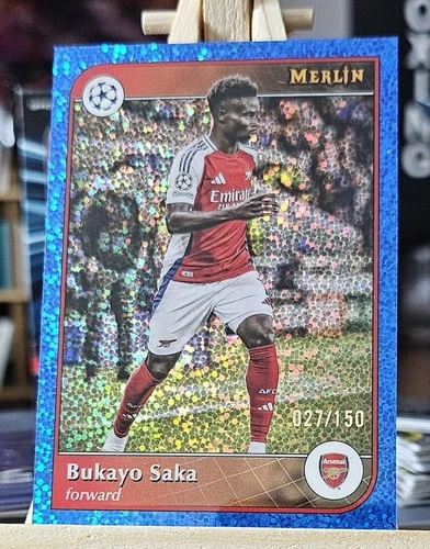 Bukayo Saka 2024 Topps Merlin Chrome /150