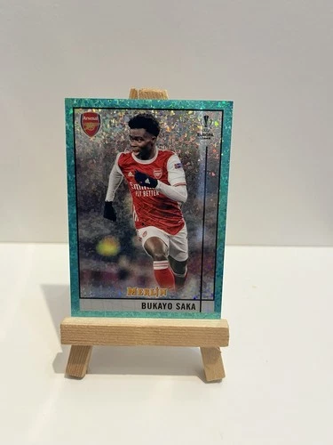 Bukayo Saka 2020 Topps Merlin Chrome /175