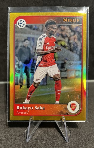 Bukayo Saka 2024 Topps Merlin Chrome /50