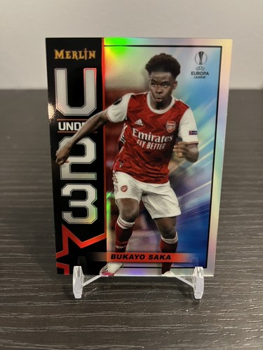 Bukayo Saka 2020 Topps Merlin Chrome