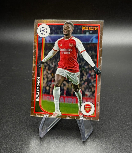 Bukayo Saka 2023 Topps Merlin Chrome