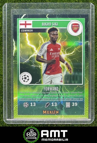 Bukayo Saka 2024 Topps Merlin Chrome