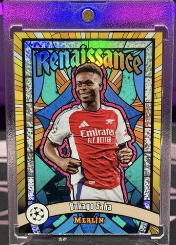 Bukayo Saka 2023 Panini Merlin Chrome