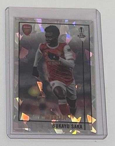 Bukayo Saka 2021 Topps Merlin Chrome Atomic Refractor /250