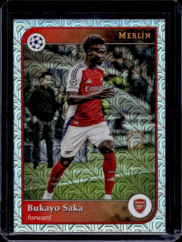 Bukayo Saka 2024 Topps Merlin Chrome Mojo Rifrattore #7