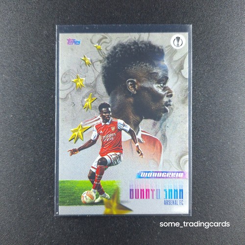 Bukayo Saka 2022 Topps Merlin Chrome Platinum