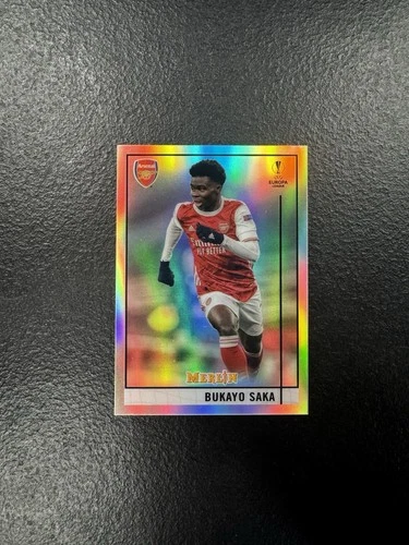 Bukayo Saka 2021 Topps Merlin Chrome Refractor