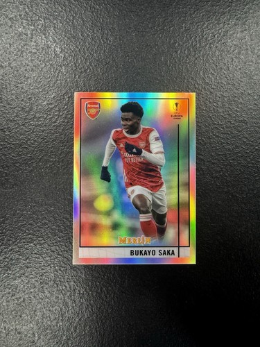 Bukayo Saka 2020 Topps Merlin Chrome Refractor