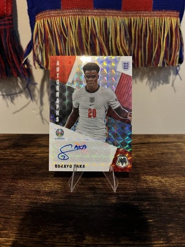 Bukayo Saka 2021 Panini Mosaic Argento Prizm