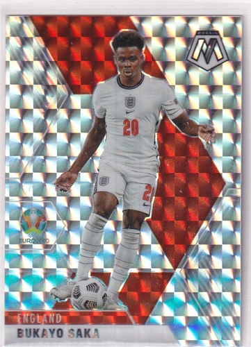 Bukayo Saka 2020 Panini Mosaic Prizm