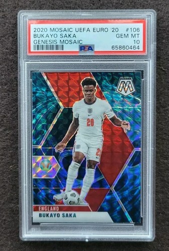 Bukayo Saka 2020 Panini Mosaic UEFA Euro 2020 #106