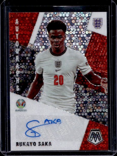 Bukayo Saka 2021 Panini Mosaic UEFA EURO Silver Circles