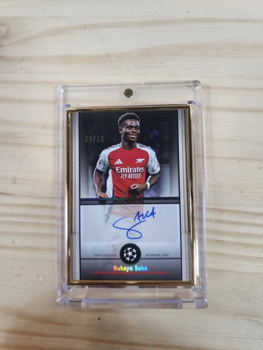 Bukayo Saka 2024 Topps Museum Collection Gold Framed /10