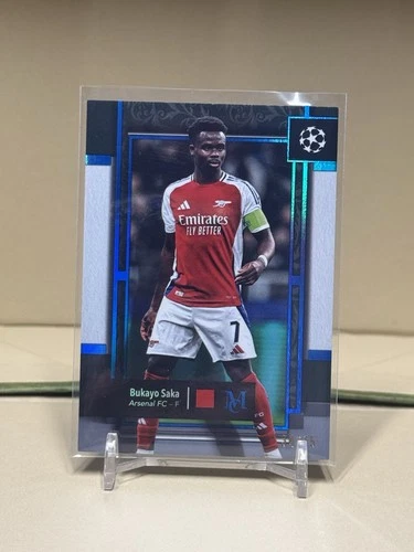 Bukayo Saka 2024 Topps Museum Collection Sapphire /75